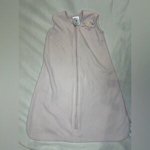 Halo Pink Sleepsack baby girl Fleece wearable blanket size S 0-6 months 10-18lbs